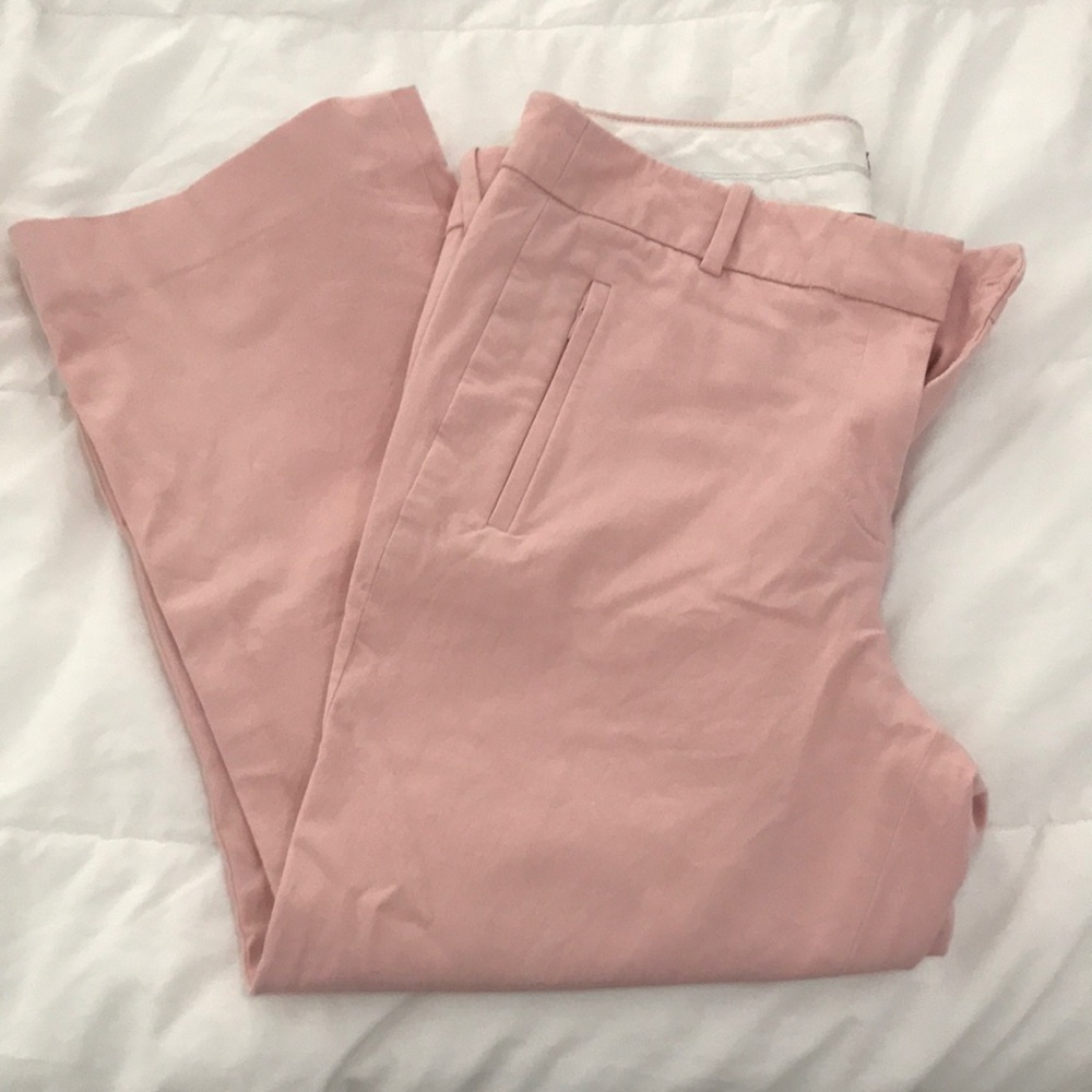 JCrew Pink Capri Pants